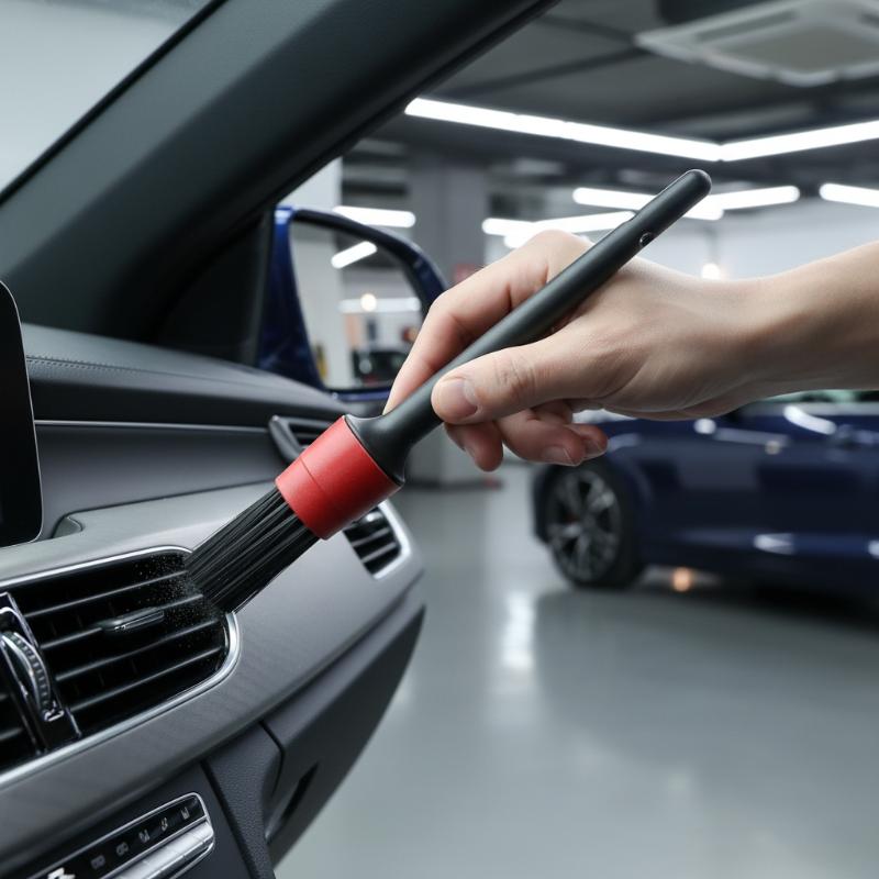 Interior Detailing Kit - ชุดแปรงทำความสะอาดรถยนต์ 6 ชิ้น สำหรับทำความสะอาดล้อ แผงหน้าปัด ช่องแอร์