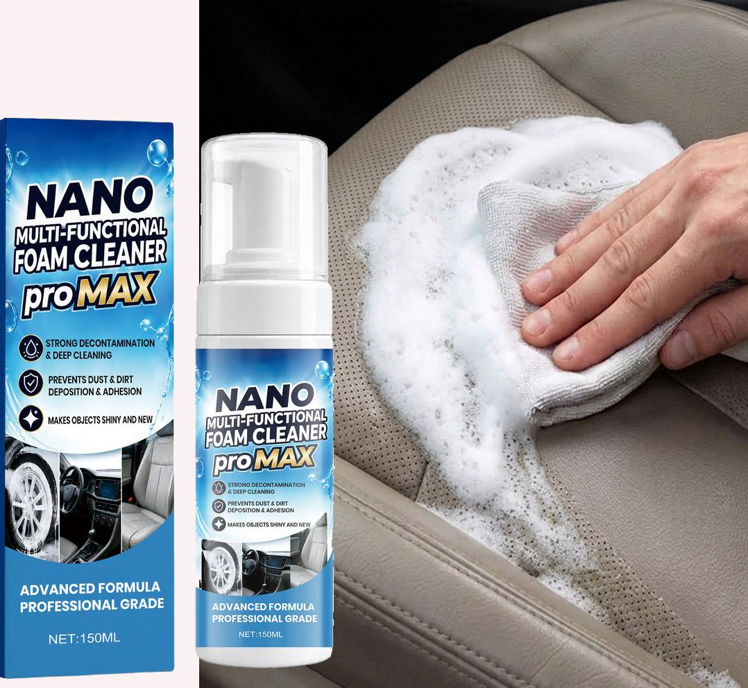 Seat Cleaner Fabric - น้ำยาทำความสะอาดชนิดโฟม ขจัดคราบฝังแน่น กำจัดกลิ่นไม่พึงประสงค์ สูตรประสิทธิภาพสูง ช่วยรักษาความนุ่มของผ้า น้ำยาทำความสะอาดสำหรับโซฟาและเบาะรถยนต์