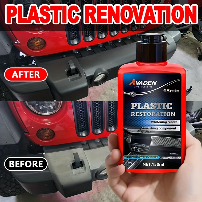 น้ำยาฟื้นฟูสีดำสำหรับขอบตกแต่ง - Trim Restorer Plastic บทวิจารณ์และราคา