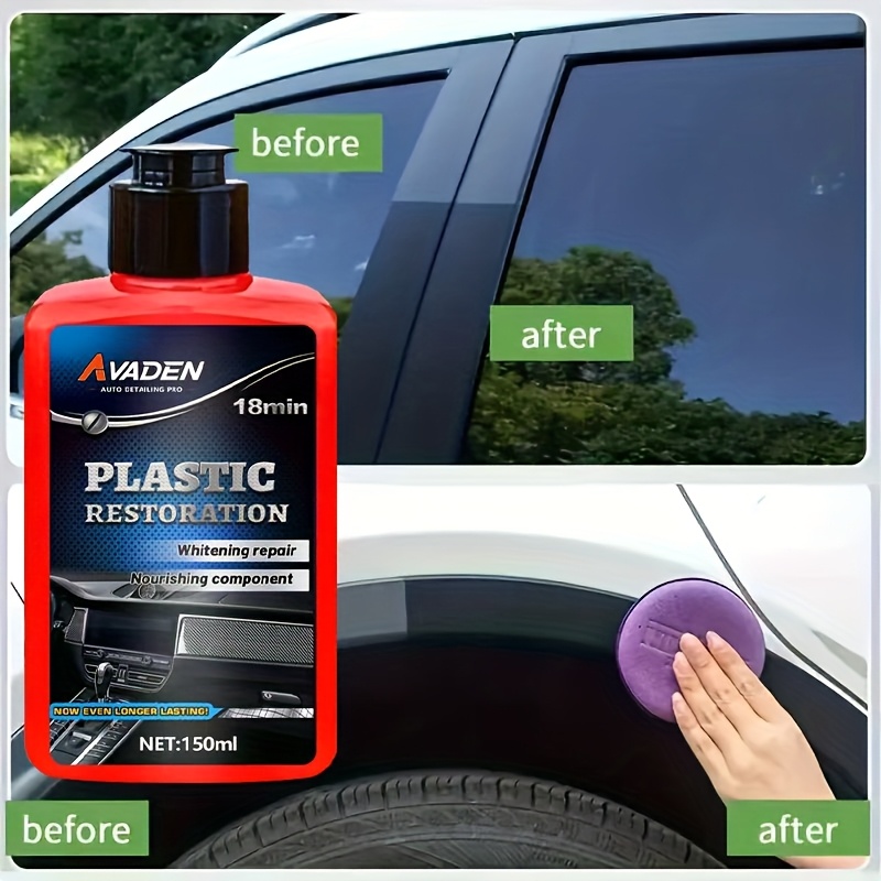 น้ำยาฟื้นฟูสีดำสำหรับขอบตกแต่ง - Trim Restorer Plastic บทวิจารณ์และราคา