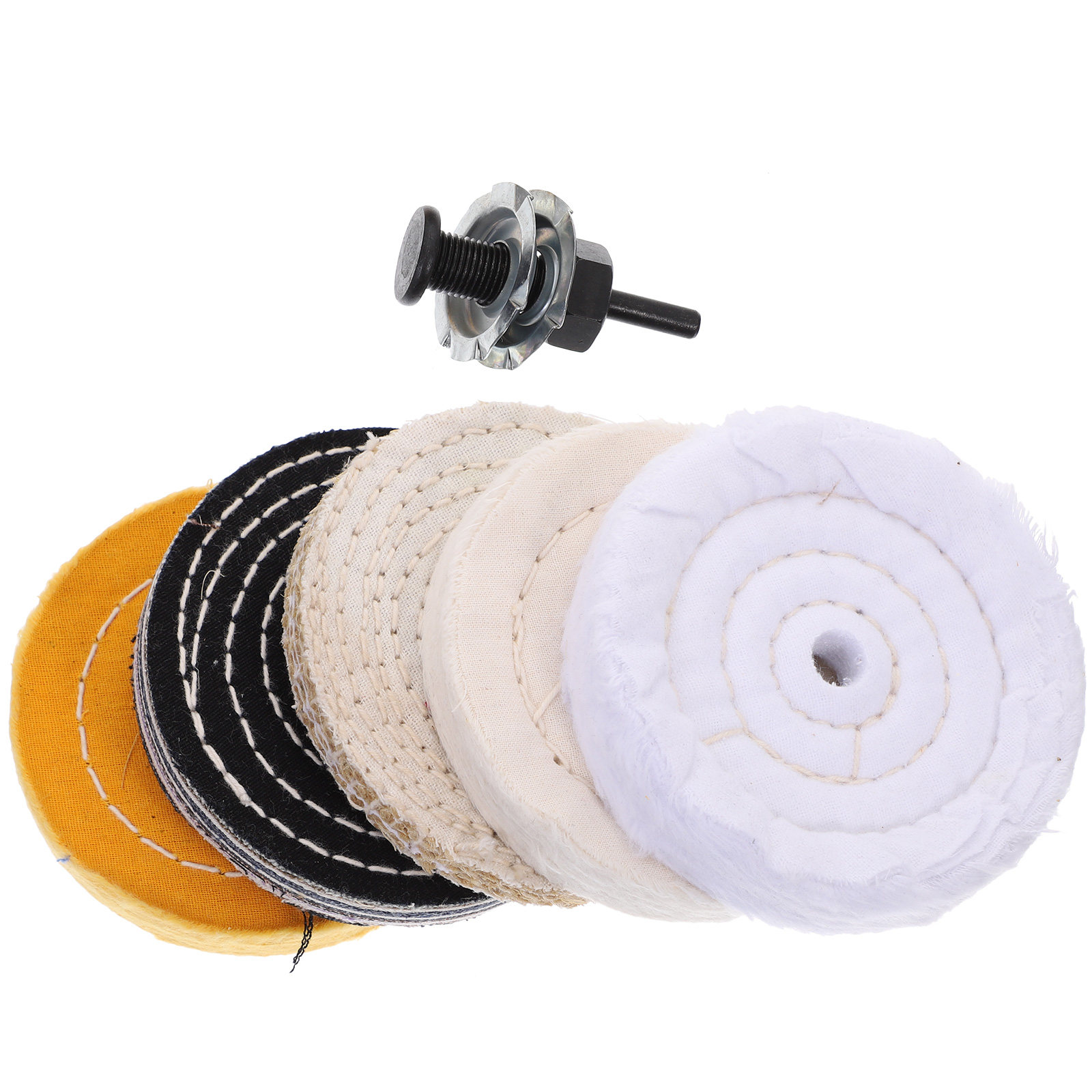 ชุดล้อขัดเงาสำหรับสว่าน 1 ชุด  - Polish Pad Set Buffer บทวิจารณ์และราคา
